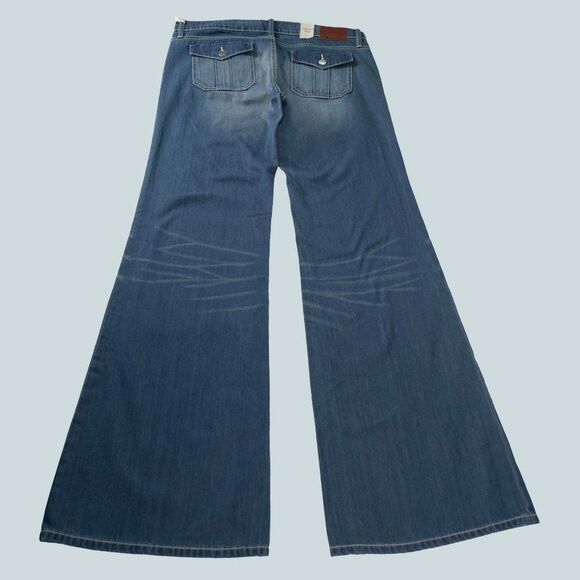 Henry & Belle Lila Flare with Flap Jeans Size 31 - New with Tags - Picture 8 of 13